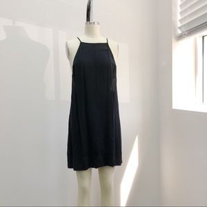 free people black slip dress.